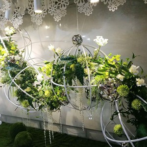 ZHUOOU Wedding Props Wedding Ceiling Decoration Aerial Chandelier Decoration
