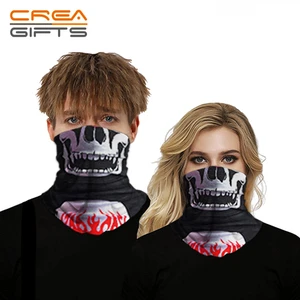 Factory Wholesale Cheap Sport Tube Fishing Custom Neck Gaiter Seamless Skull Bandana Face Mask