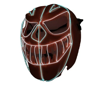 LED Mask Light up Luminous Mask Glowing Cool Mask Party Favor for Christmas Halloween Cosplay Masquerade