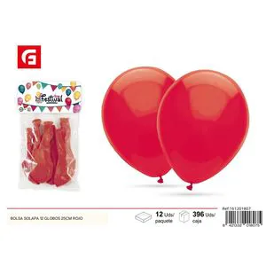 12pcs 25cm Red Balloon Bag Party Balloons