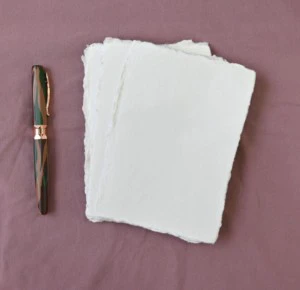 Handmade Recycled Cotton Paper A4 A5 A6 Size Colorful Craft Paper Sheet Offset Printing Drawing Sketching Wedding Invite