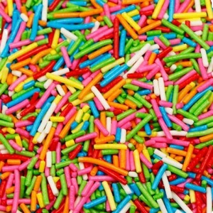 Bakery Decoration Ingredients Cake Decorating Ingredients Cake Topper Decoration Food Grade Rainbow Sprinkles for Cake