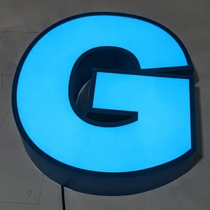 3D Outdoor Promotional LED Board Sign Bright Luminous Acrylic Letters for Wedding Channel Electronic Signage Illuminated Sign