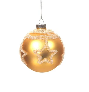 Glass Balls Christmas Ornament Home Christmas Tree Balls Glass Hanging Pendant New Year Party Decoration Gift