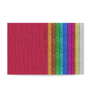 250g 8.5X11 INCH Customized Wholesale Colorful Glitter Paper Cardstock for Birthday Wedding for DIY