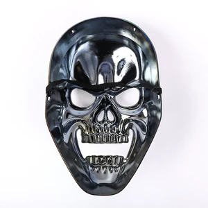 Halloween Colorful Skeleton Festival Party Terrifying Ghost Face Plastic Masks