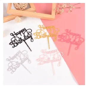 Happy Birthday Party Cake Topper Cake Decoration