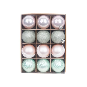 Guangzhou Factory Wholesale Custom logo Personalized New Design Christmas Tree Decoration Balls Set for Sale