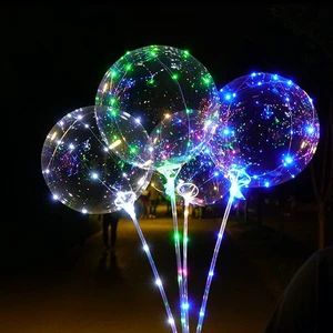 -glo LED Bobo Balloons Light-Up Party Decoration Toys Premium Glowing Balloons For Festive Party Decorations Or Gifts