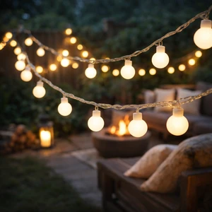 Outdoor Globe String Lights LED Patio Garden Fairy Lights Waterproof for Party Wedding Decor