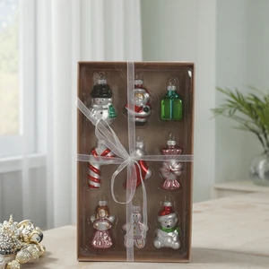 SHUANGYUAN Custom Glass Christmas Ball Set Ball Tree Ornaments & Decorations Including Ball Box for Christmas Decorations