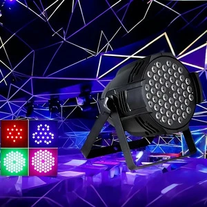 Factory Wholesale DMX512 54 Led 3W RGBW Stage Lighting for Hotel Wedding Party Stage Events LED Par Lights