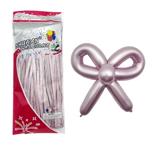 Hotsale 260 Magic Twist Globo Cost-effective Solution Latex Chrome Long Balloons for Wedding Decoration