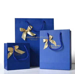 Cheap Printed Colorful Decorative Wedding Gift Shopping Paper Bags