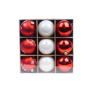 Factory Wholesale Price Custom Made New Design Plastic Christmas Balls with logo