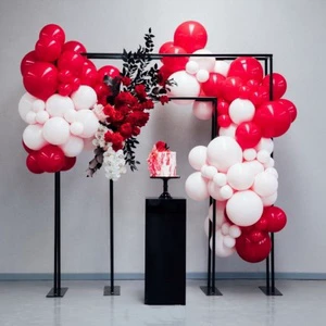 Black Iron Wedding Arch Durable Backdrop Stand