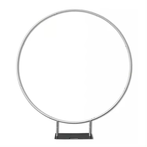 Round Backdrop 2 Meter Aluminium Alloy Round Wedding Arches for Sale Round Backdrop Decoration Stand