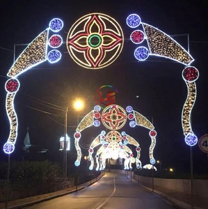 New Design Wedding Decorative Lights Led Outdoor Street Arches Light for Outdoor Decoration