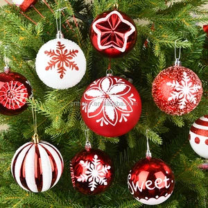 New Arrival Luxurious Shatterproof Christmas Ball & Tree Ornaments Set Custom High Quality Baubles