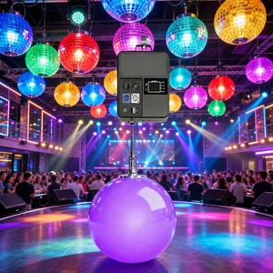 Hot Sale Night Club 100W RGBW Lifting Ball Led Kinetic Light Ball Sphere Sky Show Party Bar Wedding Light