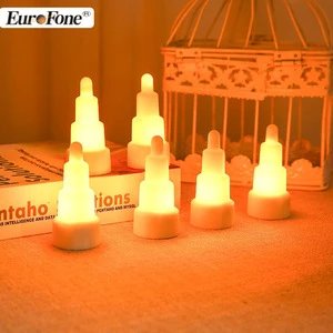 New Arrival Wireless Rechargeable LED Tealight Candle-Flameless Flickering Decorative Light Remote Control for Outdoor Indoor
