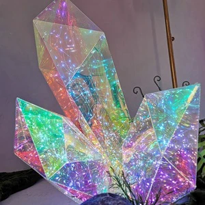 High Quality Led Light Icicle Pillar Wedding Decorations for Hotel Laser Decoration for Party Hotel