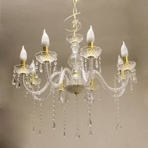 New Acrylic Crystal Chandelier Battery AC Powered Waterproof Eco-Friendly Wedding Venue Decorative Lights