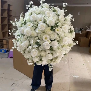 Factory Wholesale Luxury Flower Ball Silk Wedding And Party Superliers