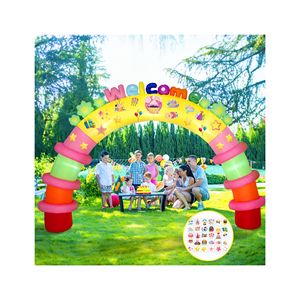 Direct Sale Cheap Inflatable Advertising PVC Backdrop Stand Wedding Event Inflatable Entrance Arch