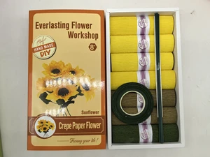crepe paper flower