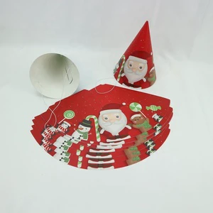 Custom Christmas Party Paper Hat Party Crowns Colorful Birthday Party Cone Hats
