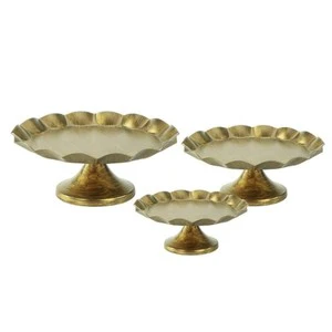 Antique Set of 3 Cake Stand Cake Decorating Supplies