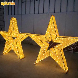 IP65 Outdoor LED Big Star Christmas Light For Home Wedding Landscape Decorations Halloween Friendly
