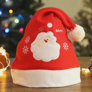 Christmas Winter Beach Party Hat Gift Adults Snowman Deer Long Plush Antlers 100% Cotton Unisex 48-50cm Head Circumference