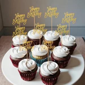 Wholesale Happy Birthday Cupcake Decor - Perfect for Baking Decorations