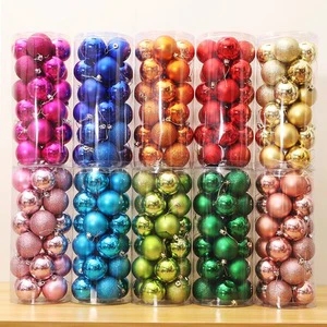 Mini Factory-Sold Hanging Ornaments for Tree Decorations 3/4/5/6/8/10cm Christmas Decorations Navidad Christmas Balls Set