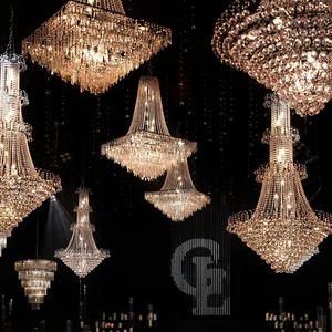 Luxury Wedding Chandelier Decoration Light Hanging Wedding Chandelier Pendant Light for Table Wedding Decor