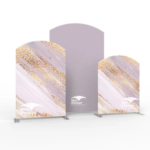 Newest Custom Portable Round Arch Backdrop Wall Set Kit for Baby Shower Birthday Wedding Party Event Decoration