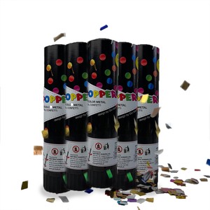 Hot Sale Party Poppers Square Colorful Metallic Confetti Paper for Birthday Party, Graduation, Wedding, Anniversary Parties