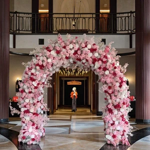 Hot Sale Wedding Arches Artificial Flower Handwork Arch for Backdrop Decor