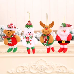Santa Claus Christmas Tree Decorations Ornaments and Pendants Festive Ball Decor for Holiday Season