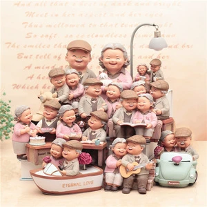 Resin Crafts Custom Figurine Couple Home Decoration love Wedding Gift Valentine's Day Gift Valentin Day Cake Decorations