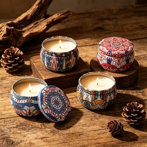 Custom Belly Pear Candy Food Grade Tinplate Solid Dried Flower Craft Stickers Candle Fragrant Cream Hand Jar Storage Irregular