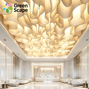 Durable French Textured Paper Customizable Ceiling Decor for Restaurant Wedding Banquet Hall Layout