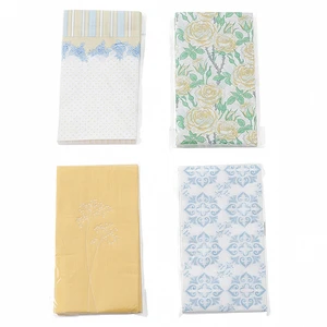 Hot Sale Custom Printed 2-Ply Virgin Wood Pulp 4-Fold Soft Paper Napkins-Wholesale Bulk Dinner Napkins For Weddings Parties