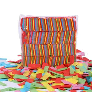 Rectangle Confetti Paper Bar Party Decoration Flame Retardant Gender Reveal Wedding Wholesale Multicolor Paper Tissue