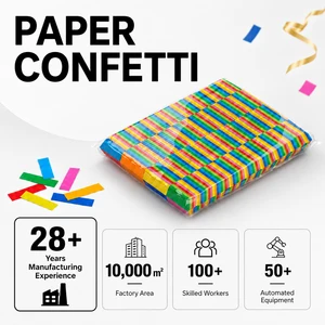 Custom Colorful Tissue Paper Party Confetti Bulk 1kg Bag for Wedding Birthday Concert Event Decoration