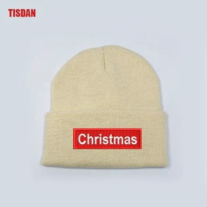 New Arriving Christmas Hot Sale Hats Caps Embroidery Christmas Decoration Photo with Party Holiday Supplies for Men Women