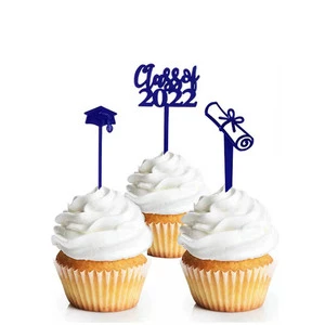 Happy Birthday Cake Topper Supplies Custom Cupcake Topper Party Decoration Wedding Birthday Acrylic Cake Topper for Cake Shop