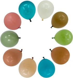 High Quality 5/10/12/18 Inch Retro Color Latex Balloon Globos Vintage Happy Birthday Wedding Decoration Latex Party Balloons